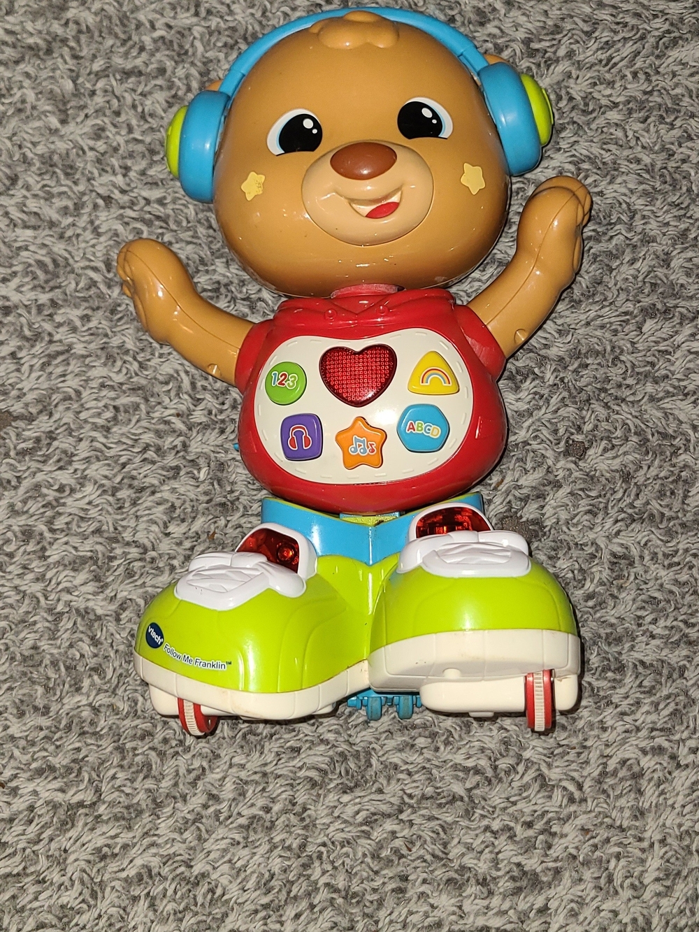 VTech Follow Me Franklin Chase Me Skating Bear Electronic Learning Toy 9-36 mths